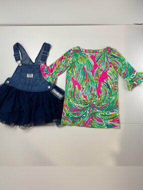 Baby Girl Dresses size 2-3T bundle Lilly Pulitzer and Oshkosh